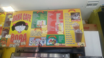 Dana Café Boba menu