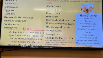 Super Burrito menu