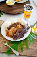 L&l Hawaiian Barbecue food