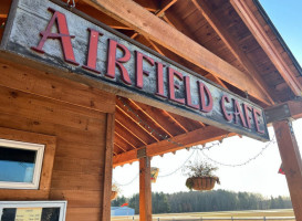 The Airfield Cafe outside