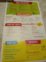 Chuy's menu