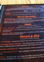 Ole Smokehouse In Madrid menu