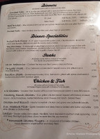 Ole Smokehouse In Madrid menu