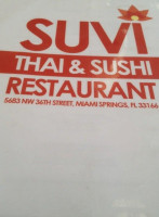 Suvi Thai Sushi food