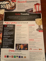 Ruby Tuesday menu