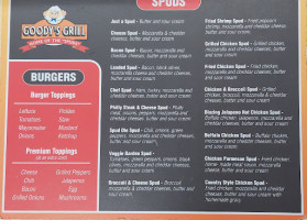 Goody's Grill In W menu