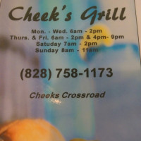 Cheek's Convenience Grill food