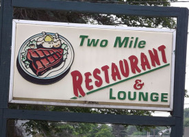 Two Mile Inn food