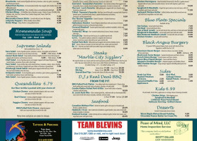 Mullin’s Family menu