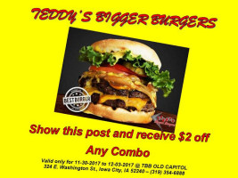 Teddy's Bigger Burgers food