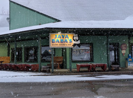 Java Baba's outside