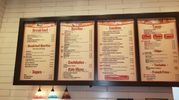 Cotijas Taco Shop menu