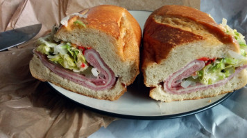 Hog Island Hoagie Inside Petoskey's Sports In Fremont food