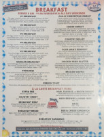 La Pines Cafe menu