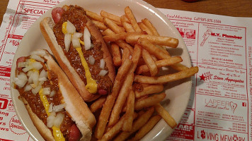 Raiders Coney Bistro food