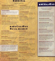 El Maguey menu