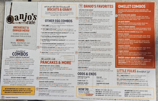 Banjo's Cafe Phone Number, Reservations, Reviews menu