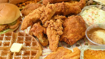 Southern Chicken And Waffle food