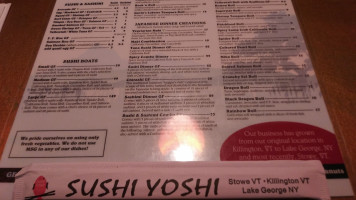 Sushi Yoshi inside