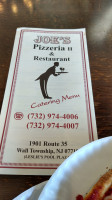 Joe's Pizzeria inside