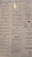 Silvio's Villa Ristorante Martini Bar menu