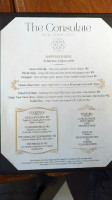 The Consulate Uws menu