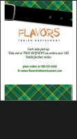 Flavors Indian Canandaigua menu