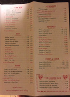 Ping Garden menu