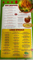 Los Reyes Mexican menu