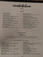 Indeblue menu