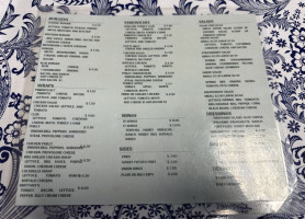 Pearl Addie's Cafe menu