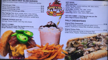 Island Burgers Bites food