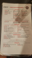 Paul's Family menu