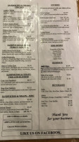 The Pub menu