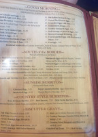 Patsy's Country Kitchen menu