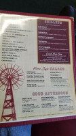 Patsy's Country Kitchen menu