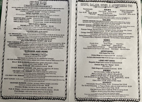 Jim Bob's Chuck Wagon menu