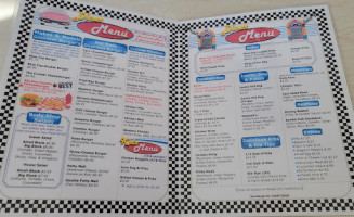 Johnsen's Blue Top Drive In menu