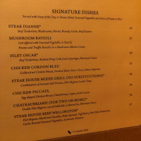 Western Village Sports menu