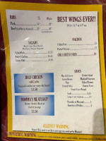 Momma's Mustard, Pickles, Bbq menu