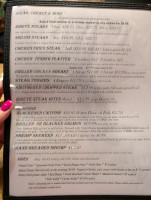 Three Hearts Steakhouse menu