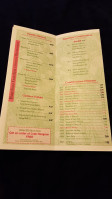 Bamboo Garden menu