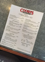 Coosh's Bayou Rouge menu