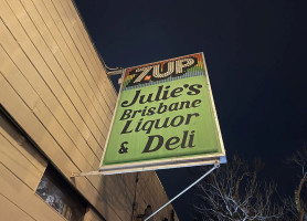 Julie's Brisbane Liquor Deli outside