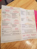 Famous Dave's -b-que menu