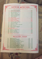 Golden Garden menu