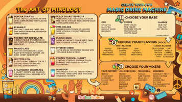 Fruitealicious Bubble Tea Smoothies menu