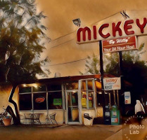 Mickey’s Diner By Willy inside