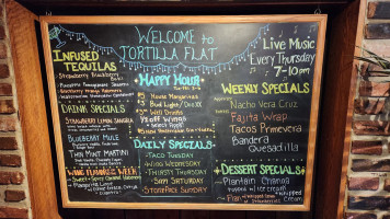 Tortilla Flat menu