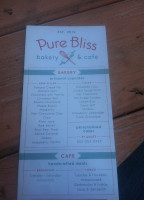 Pure Bliss Bakery Cafe food